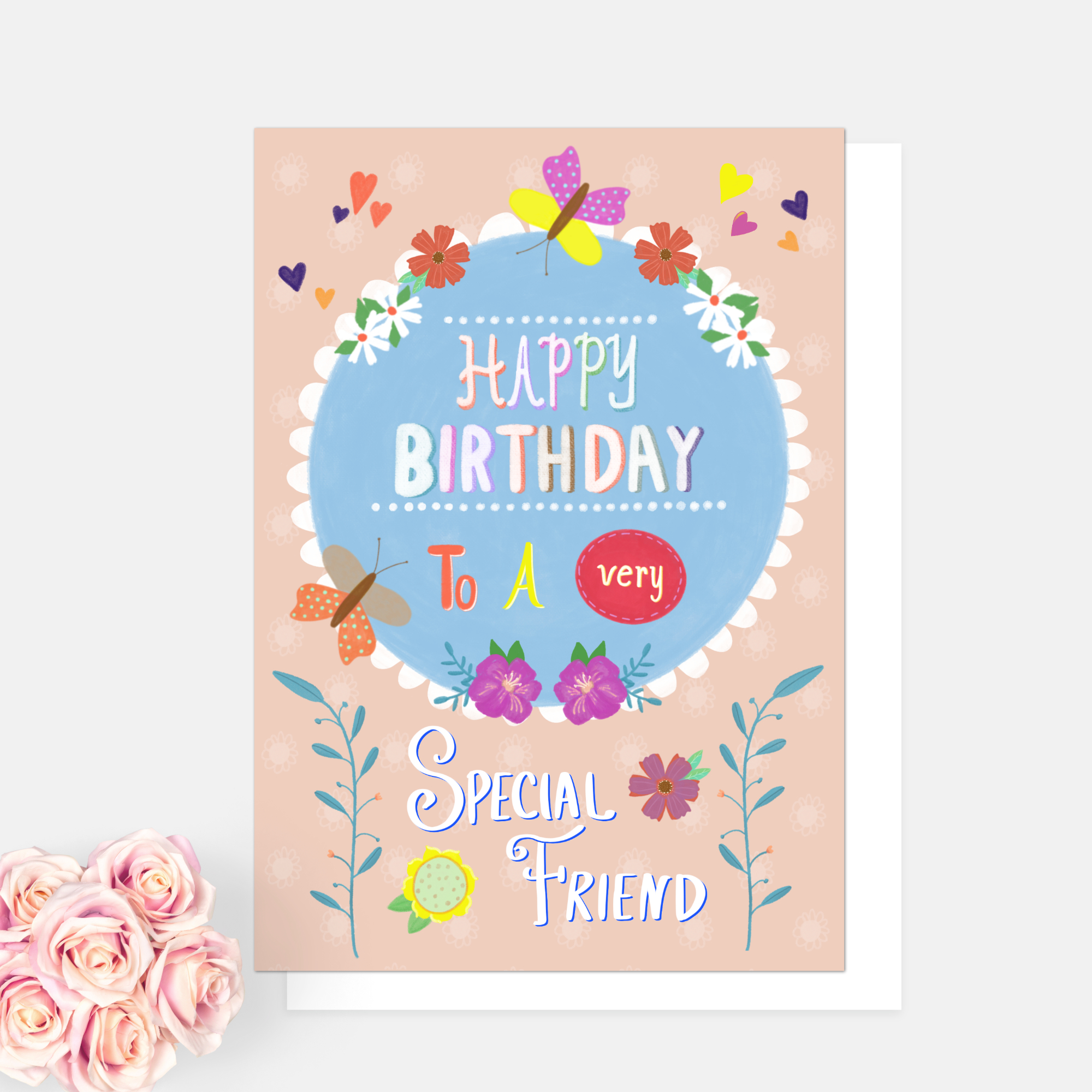 Special Friend Birthday Card - Lonna Jordan Designs